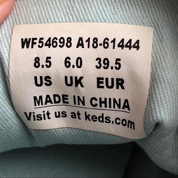 Keds Kickstart Women’s Blue Chambray Stripe 8.5 - Picture 12 of 12